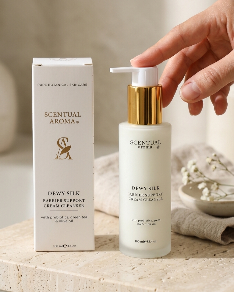 DEWY SILK Barrier Support Cream Cleanser
