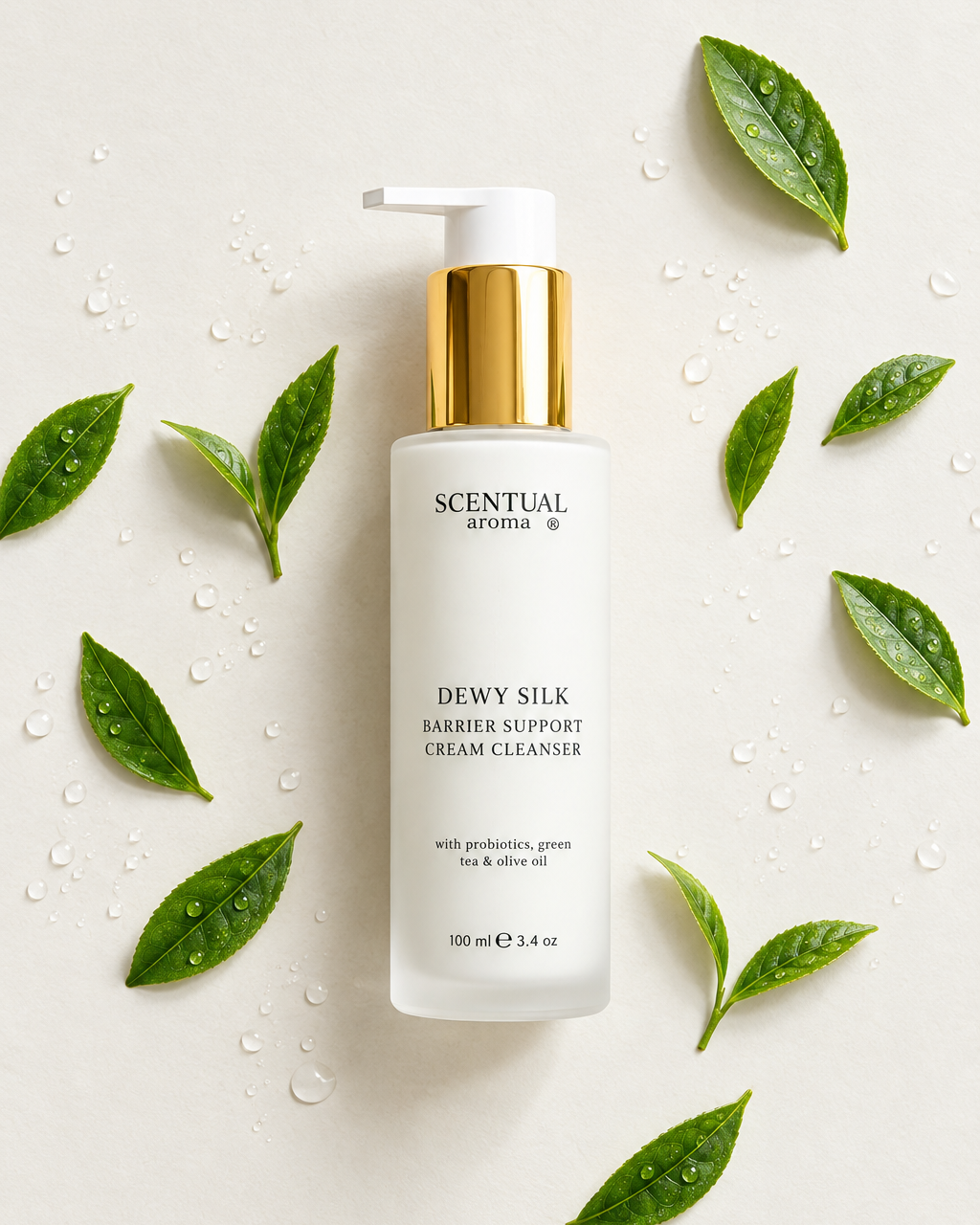 DEWY SILK Barrier Support Cream Cleanser